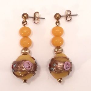 Venetian Bead Earrings